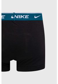 Nike bokserki 3-pack męskie kolor bordowy. Kolor: brązowy. Materiał: tkanina, skóra, włókno #6
