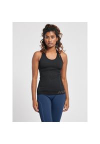 Damski tank top Hummel TE Christel. Kolor: czarny. Materiał: dzianina, materiał
