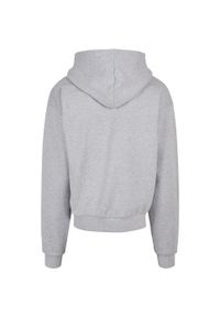 BUILD YOUR BRAND - Bawełniana Bluza Z Kapturem Dla Dorosłych Unisex Ultra Heavyweight Boxy Hoodie. Typ kołnierza: kaptur. Kolor: szary. Materiał: bawełna