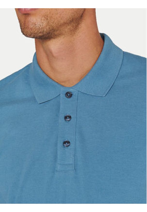 Matinique Polo 30206461 Niebieski Regular Fit. Typ kołnierza: polo. Kolor: niebieski. Materiał: bawełna