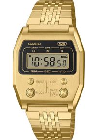 Zegarek Casio Zegarek męski Casio A1100G-5EF złoty. Kolor: złoty #1