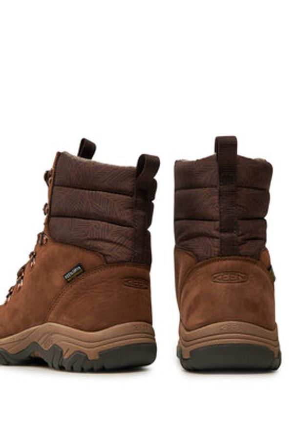keen - Keen Trekkingi Greta Waterproof 1027717 Brązowy. Kolor: brązowy. Materiał: skóra