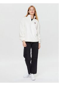 Tommy Jeans Polar DW0DW16271 Écru Oversize. Materiał: syntetyk, polar