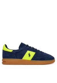 Polo Ralph Lauren Sneakersy 809P07172003 Granatowy. Kolor: niebieski. Materiał: zamsz, skóra #1