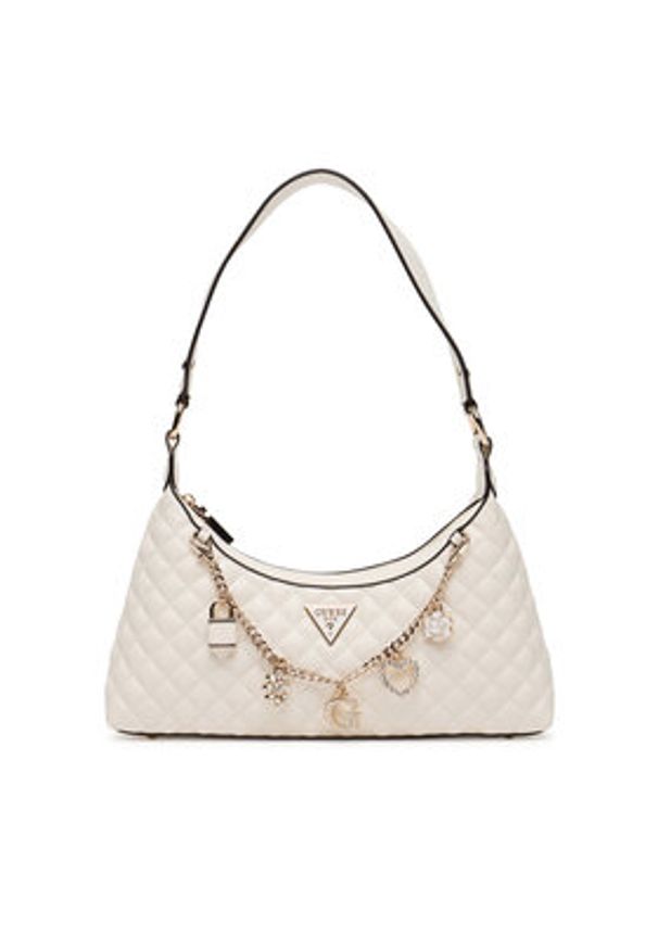 Guess Torebka Everlee HWEG86 79180 Écru. Materiał: skórzane