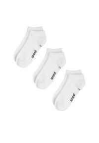 Sprandi Zestaw 3 par niskich skarpet unisex 0MB-003-AW23 (3-pack) Biały. Kolor: biały. Materiał: bawełna