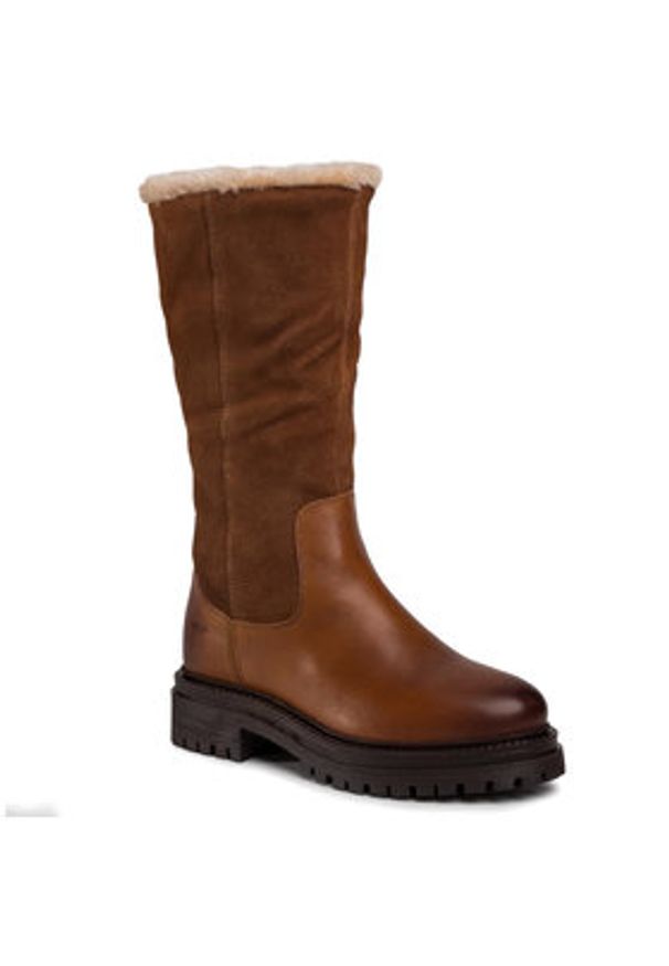 Geox Botki D Iridea M D04HRM 02246 C6001 Brązowy. Kolor: brązowy. Materiał: skóra