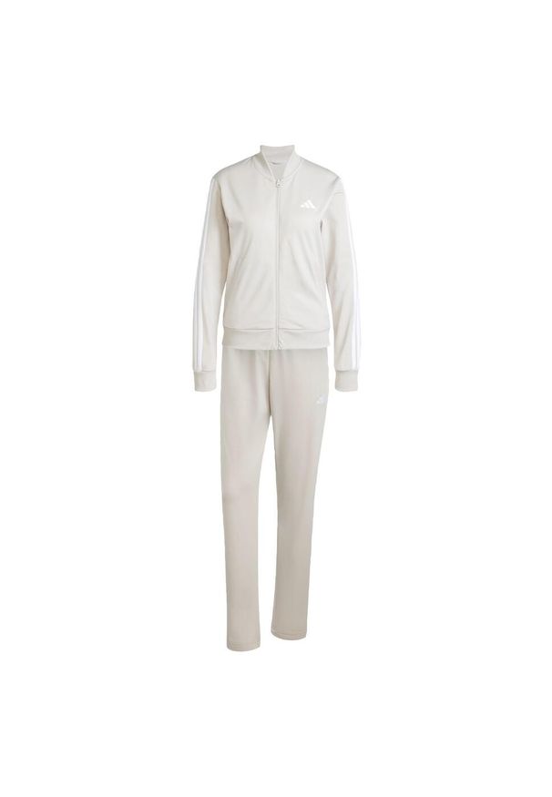 Adidas - Dres Essentials 3-Stripes. Kolor: wielokolorowy, beżowy. Materiał: dresówka. Sport: fitness