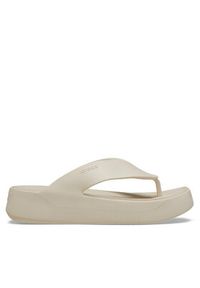 Crocs Japonki Getaway Platform Flip 209410 Beżowy. Kolor: beżowy. Obcas: na platformie #2