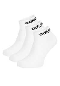 Adidas - Zestaw 3 par niskich skarpet damskich adidas. Kolor: biały