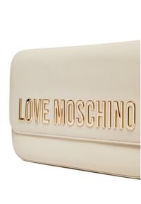 Love Moschino - LOVE MOSCHINO Torebka JC4023PP1MKD0110 Écru. Kolor: kremowy. Materiał: skórzane #3