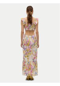 Vero Moda Sukienka letnia Dicthe 10323628 Kolorowy Regular Fit. Materiał: bawełna. Wzór: kolorowy. Sezon: lato