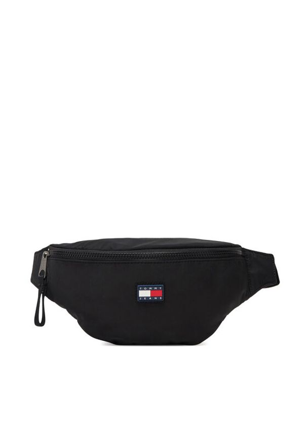 Tommy Jeans Saszetka nerka Tjm Urban Bumbag AM0AM13549 Czarny. Kolor: czarny. Materiał: materiał