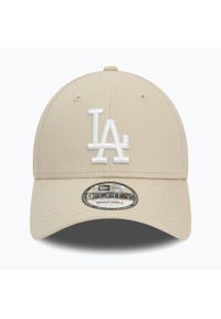 Czapka z daszkiem męska New Era Side Patch 9Forty Los Angeles Dodgers. Kolor: beżowy