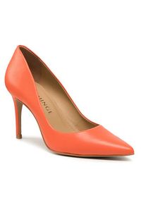 Eva Minge Szpilki EM-44-11-001407 Pomarańczowy. Kolor: pomarańczowy. Materiał: skóra. Obcas: na szpilce #9