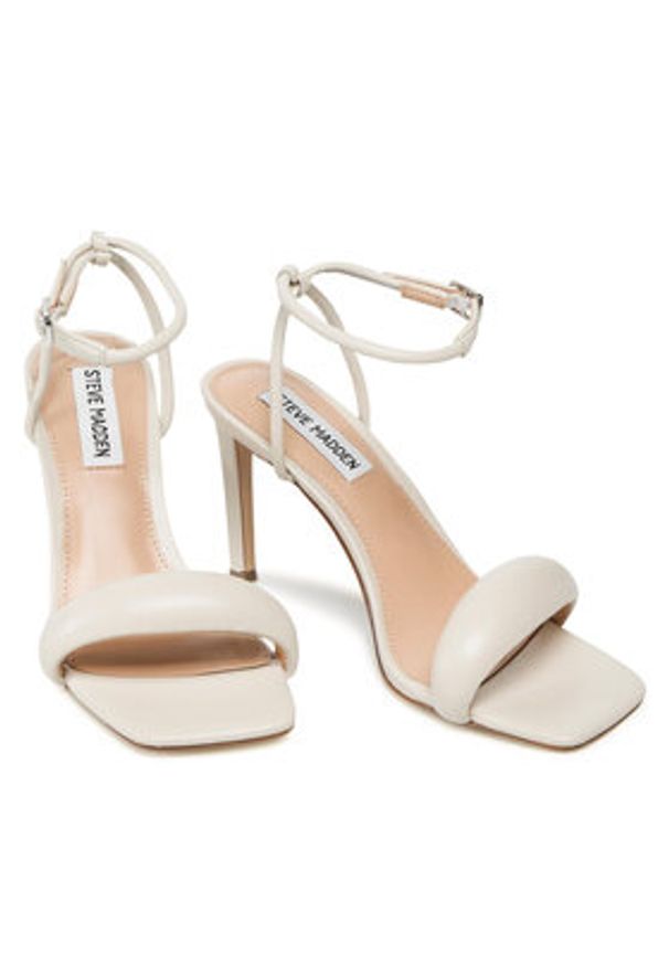 Steve Madden Sandały Entice SM11001844-02002-253 Beżowy. Kolor: beżowy. Materiał: skóra