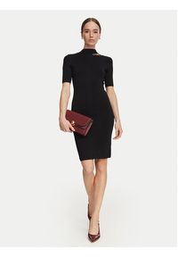 Marciano Guess Sukienka dzianinowa G6YK28 Z1059 Czarny Slim Fit. Kolor: czarny. Materiał: wiskoza #4