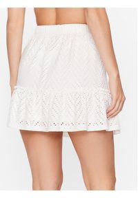 JDY Spódnica mini 15254681 Biały. Kolor: biały. Materiał: syntetyk