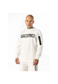 PITBULL - Bluza męska Pitbull Beyer. Kolor: biały