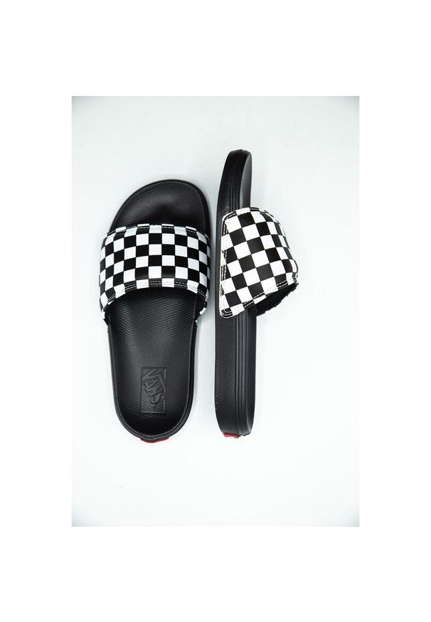 Japonki Vans La Costa Slide-On, Mężczyźni. Kolor: czarny. Materiał: syntetyk, tkanina