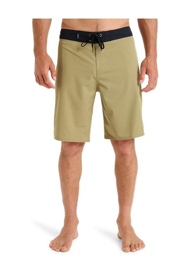 Quiksilver - Spodenki boardshort dla Mężczyzn SURFSILK KAIMANA 20". Kolor: beżowy. Materiał: poliester, materiał, elastan