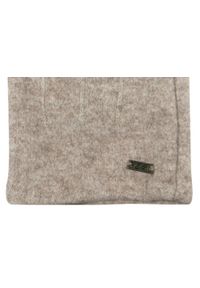 EM Men's Accessories - Delikatne i Wygodne Rękawiczki z Wełną - Męskie - Jasny Beż, Melanż. Kolor: beżowy, wielokolorowy, brązowy. Materiał: poliester, wełna, wiskoza. Wzór: melanż. Sezon: zima, jesień #2