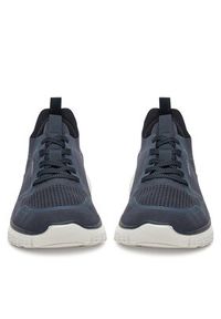 Rieker Sneakersy B6600-14 Granatowy. Kolor: niebieski. Materiał: materiał #7