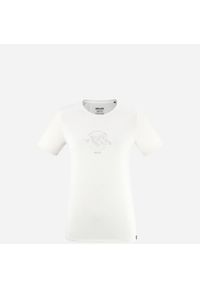 Koszulka damska z krótkim rękawem Millet Ubic Light Ts Ss W active Fit. Kolor: biały. Materiał: mesh, tkanina. Długość rękawa: krótki rękaw. Długość: krótkie. Sport: turystyka piesza #1