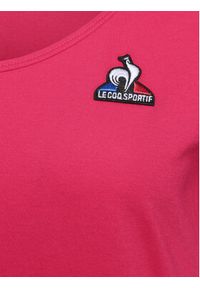Le Coq Sportif T-Shirt 2320631 Różowy Regular Fit. Kolor: różowy. Materiał: bawełna, syntetyk #3