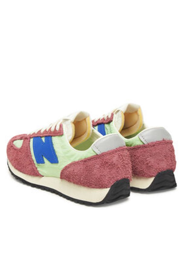 New Balance Sneakersy U471VBB W Bordowy. Kolor: czerwony. Materiał: skóra, zamsz