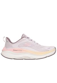 skechers - Buty damskie Skechers Max Run Pacewave 129202LAV - różowe. Okazja: na spacer, na co dzień. Zapięcie: sznurówki. Kolor: różowy. Materiał: materiał, syntetyk, guma. Szerokość cholewki: normalna. Wzór: aplikacja. Model: Skechers Sport. Sport: bieganie #1