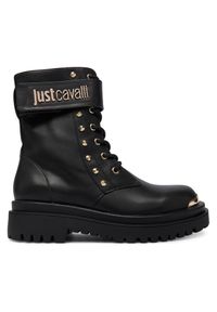Trapery Just Cavalli. Kolor: czarny