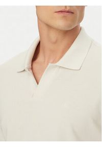 Calvin Klein Jeans Polo LV04RF215G Kremowy Regular Fit. Typ kołnierza: polo. Kolor: kremowy. Materiał: bawełna #4