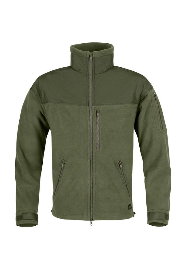 Kurtka polarowa męska Helikon-Tex Classic Army Fleece. Kolor: zielony. Materiał: polar. Sport: turystyka piesza