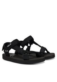 Jack Wolfskin Sandały Taiga A65621 Czarny. Kolor: czarny. Materiał: materiał #4