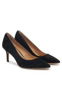 Lauren Ralph Lauren - LAUREN RALPH LAUREN Szpilki Lanette 802962173001 Czarny. Kolor: czarny. Materiał: skóra, zamsz. Obcas: na szpilce