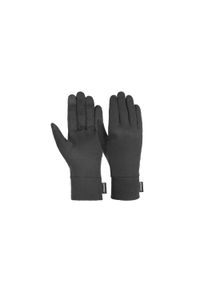 Rękawice jedwabne Reusch Silk liner TOUCH-TEC. Kolor: czarny. Materiał: jedwab. Sezon: zima. Sport: wspinaczka