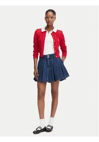 Tommy Jeans Spódnica jeansowa DW0DW22897 Niebieski Regular Fit. Kolor: niebieski. Materiał: bawełna #6