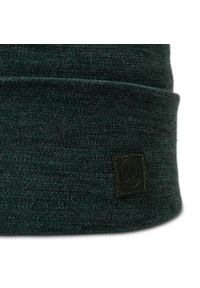 Buff - Czapka zimowa z wełny merino heavyweight. Kolor: zielony. Materiał: wełna. Sezon: zima. Styl: sportowy