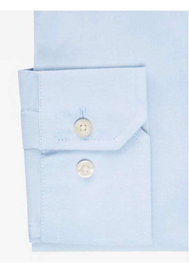Tommy Jeans Koszula DM0DM04405 Błękitny Slim Fit. Kolor: niebieski. Materiał: bawełna