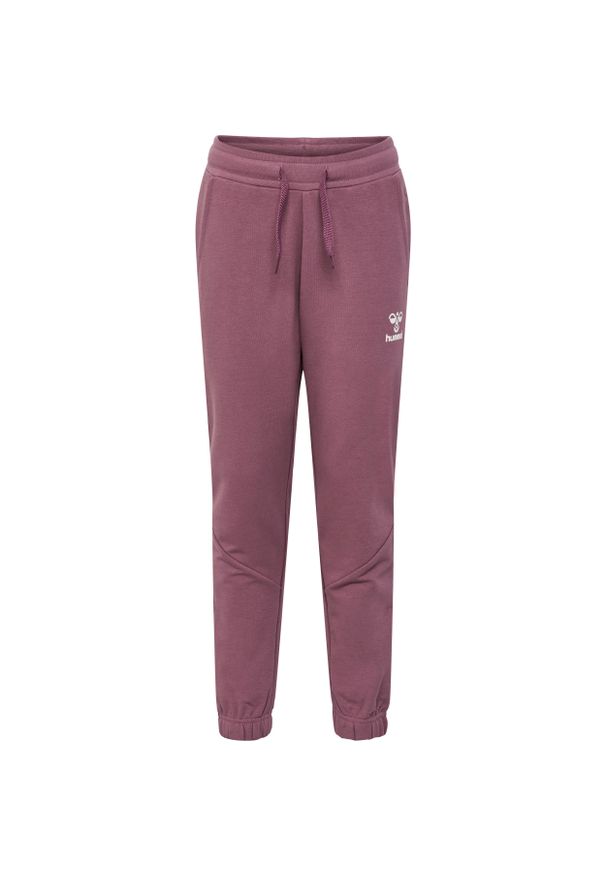 Dresy dziewczęce Hummel Nuttie. Kolor: fioletowy. Materiał: dresówka