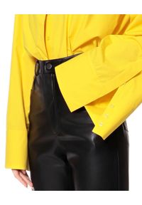AGGI - Żółta koszula oversizeowa Sasha. Kolor: żółty. Materiał: bawełna #5