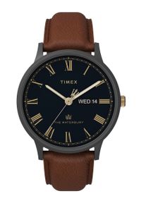 Timex - Zegarek TW2U88500. Kolor: brązowy. Materiał: materiał, skóra #1