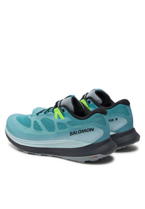 salomon - Salomon Buty do biegania Ultra Glide 2 L47286100 Turkusowy. Kolor: turkusowy. Materiał: materiał, mesh