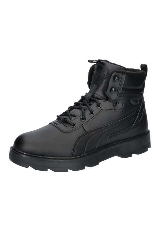 Buty do chodzenia męskie Puma Winterstiefel Desierto V3. Zapięcie: sznurówki. Kolor: czarny. Materiał: tkanina, materiał, syntetyk. Szerokość cholewki: normalna. Sport: turystyka piesza