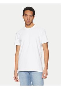 Calvin Klein Jeans T-Shirt J30J326683 Biały Regular Fit. Kolor: biały. Materiał: bawełna