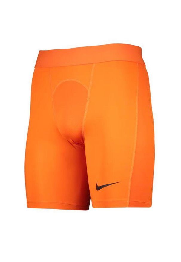 Spodnie treningowe męskie Nike Pro Drifit Strike. Kolor: żółty, wielokolorowy, pomarańczowy, czarny. Długość: krótkie