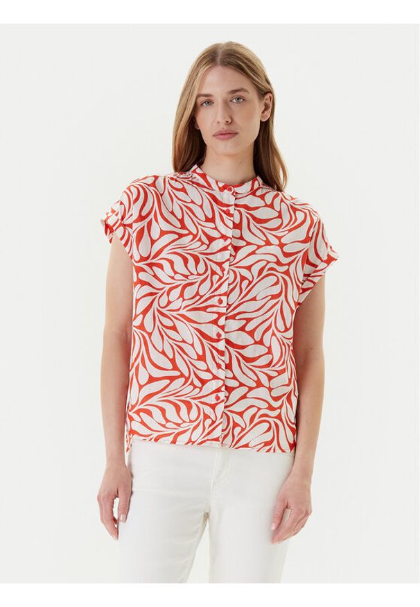 Mustang Koszula Coral 1016572 Czarny Loose Fit. Kolor: czarny. Materiał: bawełna