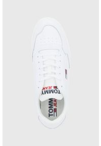 Tommy Jeans buty EM0EM00956.YBR.CITY.LE kolor biały. Nosek buta: okrągły. Zapięcie: sznurówki. Kolor: biały. Materiał: guma #2