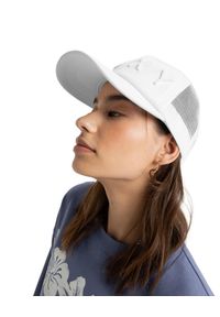 Roxy - Czapka Trucker dla Kobiety BRIGHTER DAY Biały. Kolor: biały. Materiał: poliester, materiał. Wzór: nadruk
